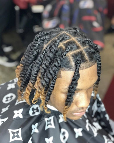 5 Hairstyle Ideas for Black Men Using Twists – Aaron Wallace
