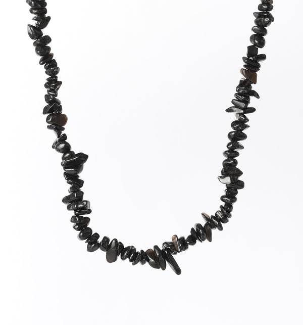 Beachy Bead Necklace : Black