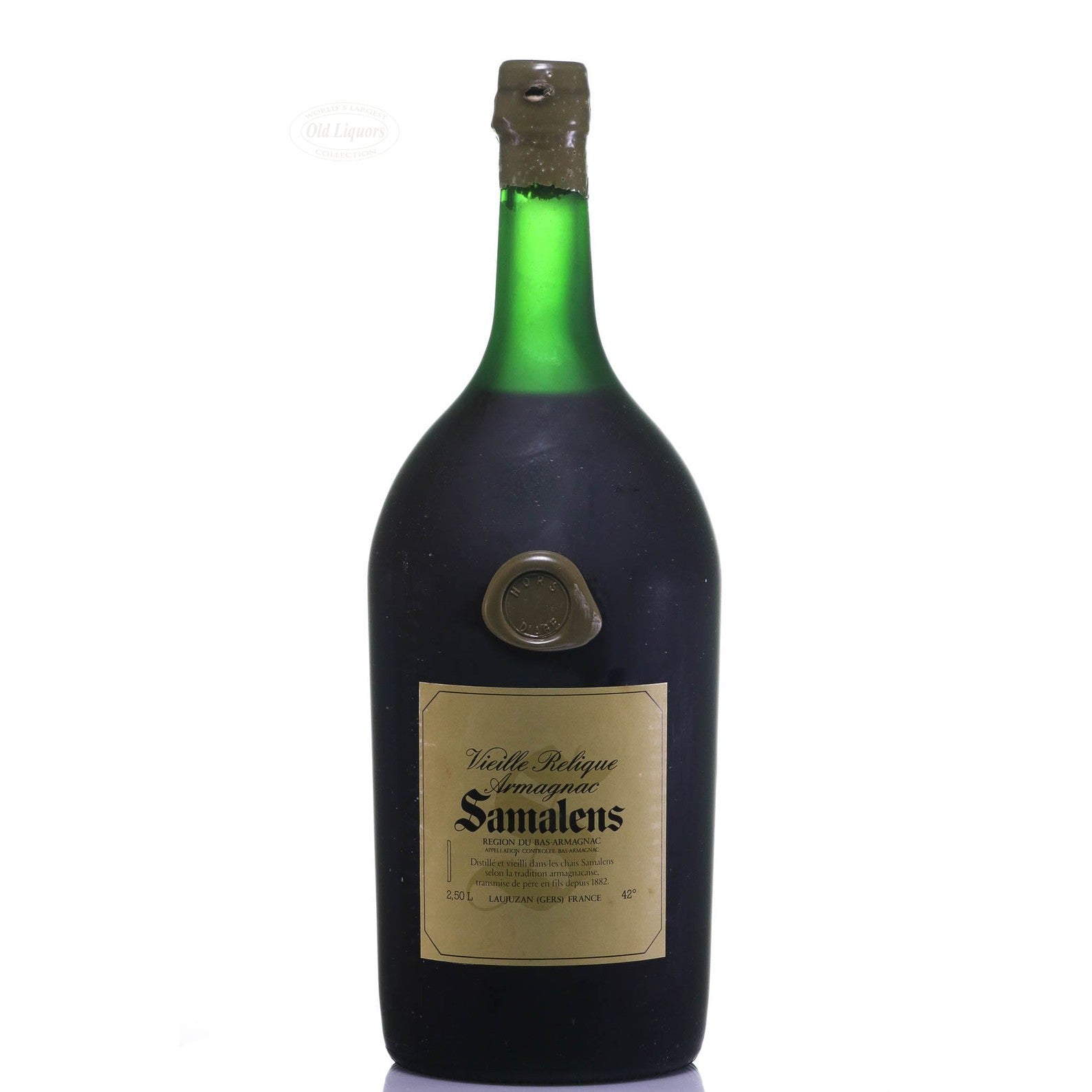 Samalens Vieille Fine V.S.O.P. Bas-Armagnac NV - Housed in