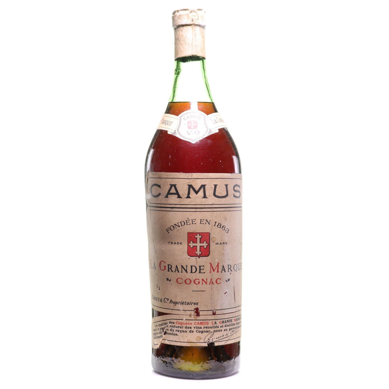 1910 La Grande Marque Camus & Co. 40 Year Old Cognac – Old Liquors