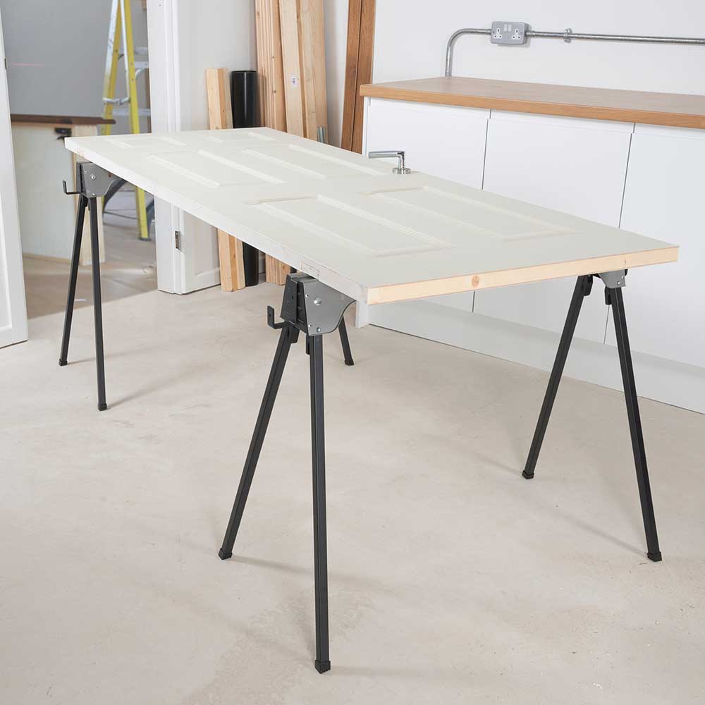 work trestle table