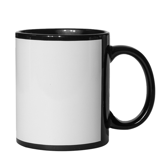 Tutto per il Cucito, Tazza magica 11 oz nera con interno bianco, finitura  lucida vendita on line