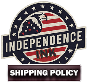 Independence Ink, LLC Shipping Policy