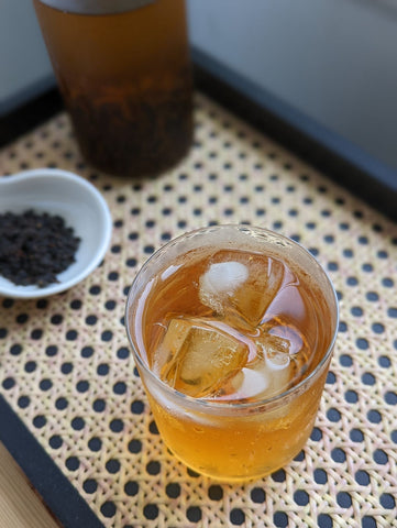cold brew red oolong tea