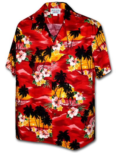 Sunset Hawaiian Shirt for Men