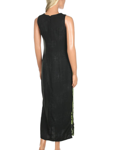 Prince Kuhio Maxi Long Sleeveless Dress Side Design