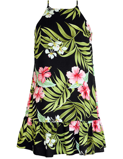 Nalani Hawaiian Sundress with Ruffle Hem