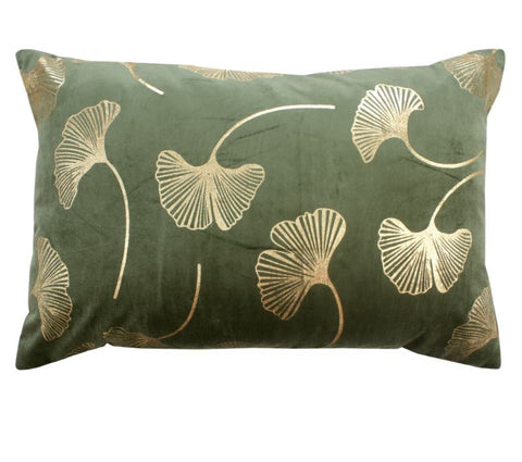 Lime-Light Kussen Ginko Velvet Tijm groen 40x60cm