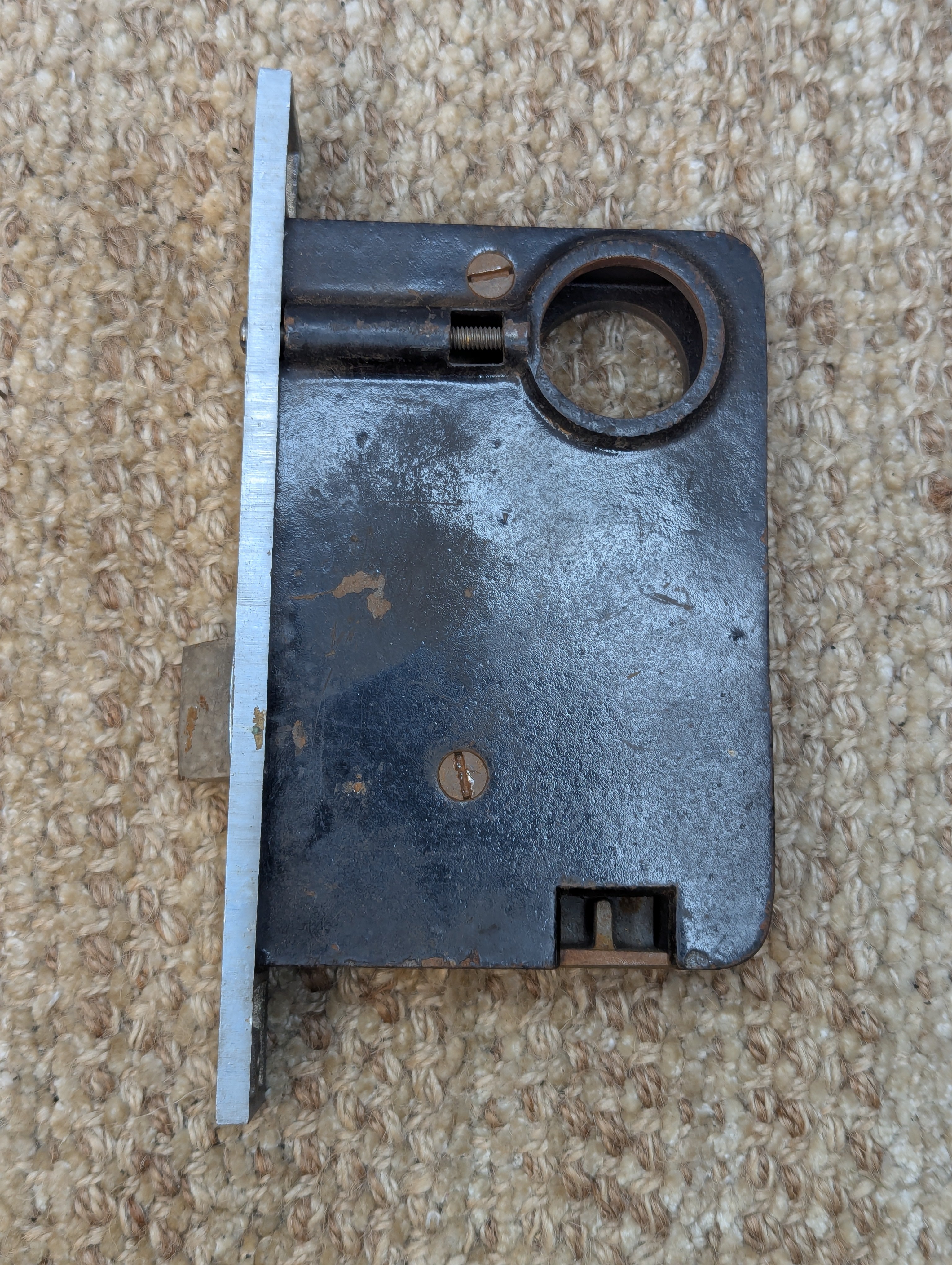 Antique Yale Exterior Mortise Lock Door Hardware #584