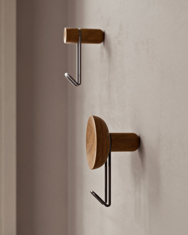 Around wall hanger (Small) - Walnut/Black – WOUD - International