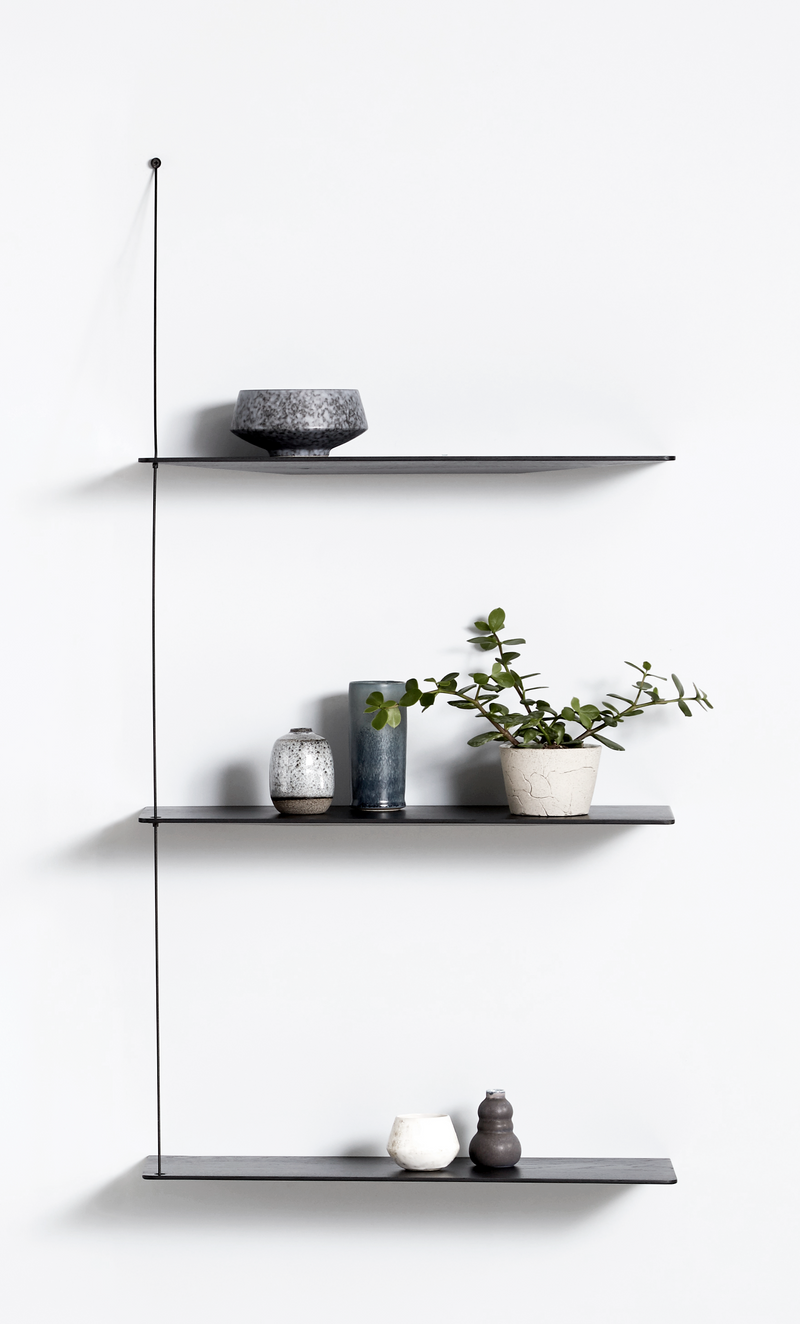 Stedge shelf (80 cm) - Black – WOUD - International