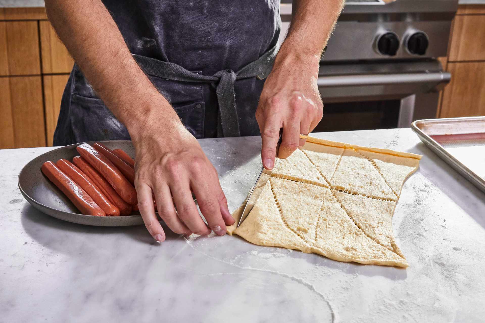 Halloween Hot Dog Mummies