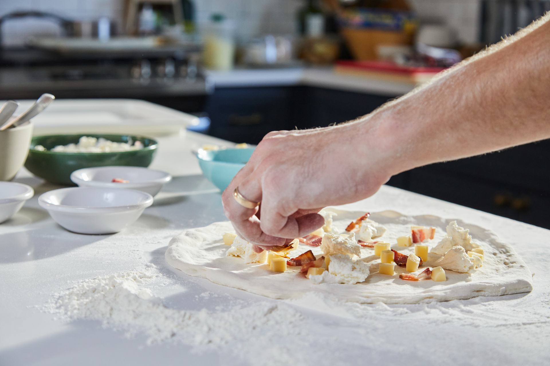 Robuchon-style Mashed Potato Pizza