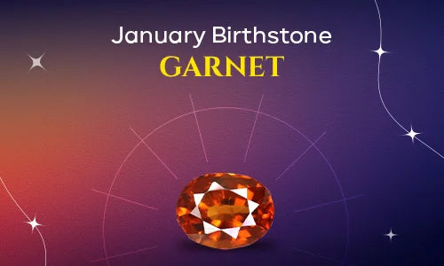 January Birthstone is Garnet stone