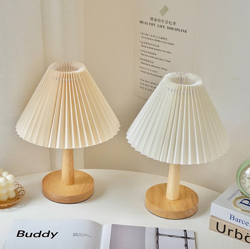 wooden table lamp shade