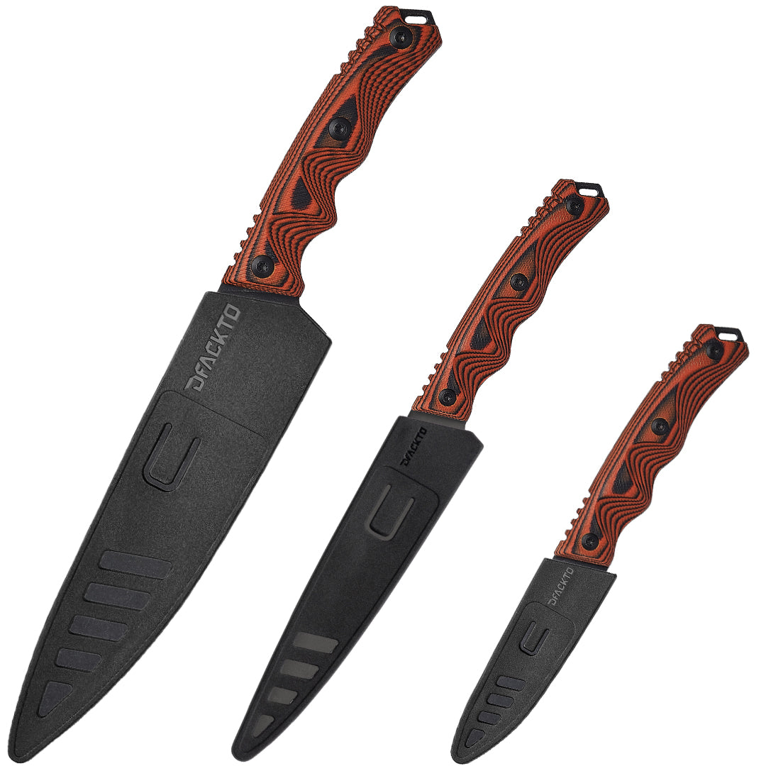 Brodark CKS-H0151-C Black Silver 15 Piece Ultra Sharp Premium Steel Knife  Set