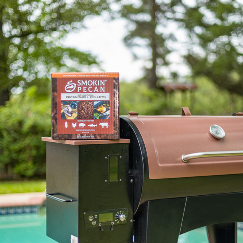 Easy Pour Pellet Box - Smokin' Pecan