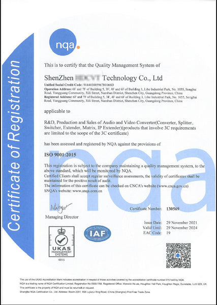 ISO Certification