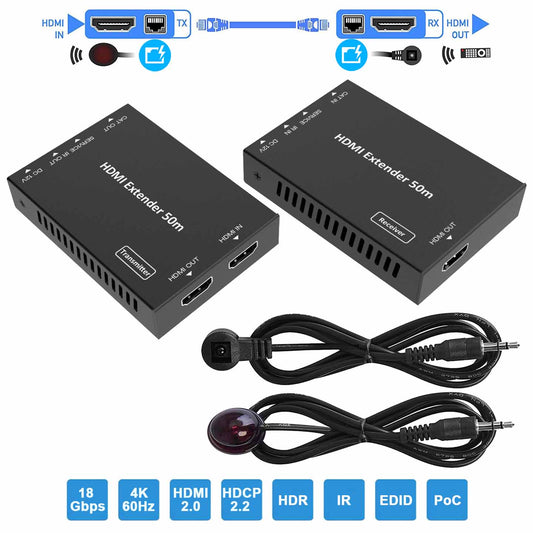 4K HDMI Extender over CAT6 Cable 70m IR Transmission ARC-BUNGPUNG