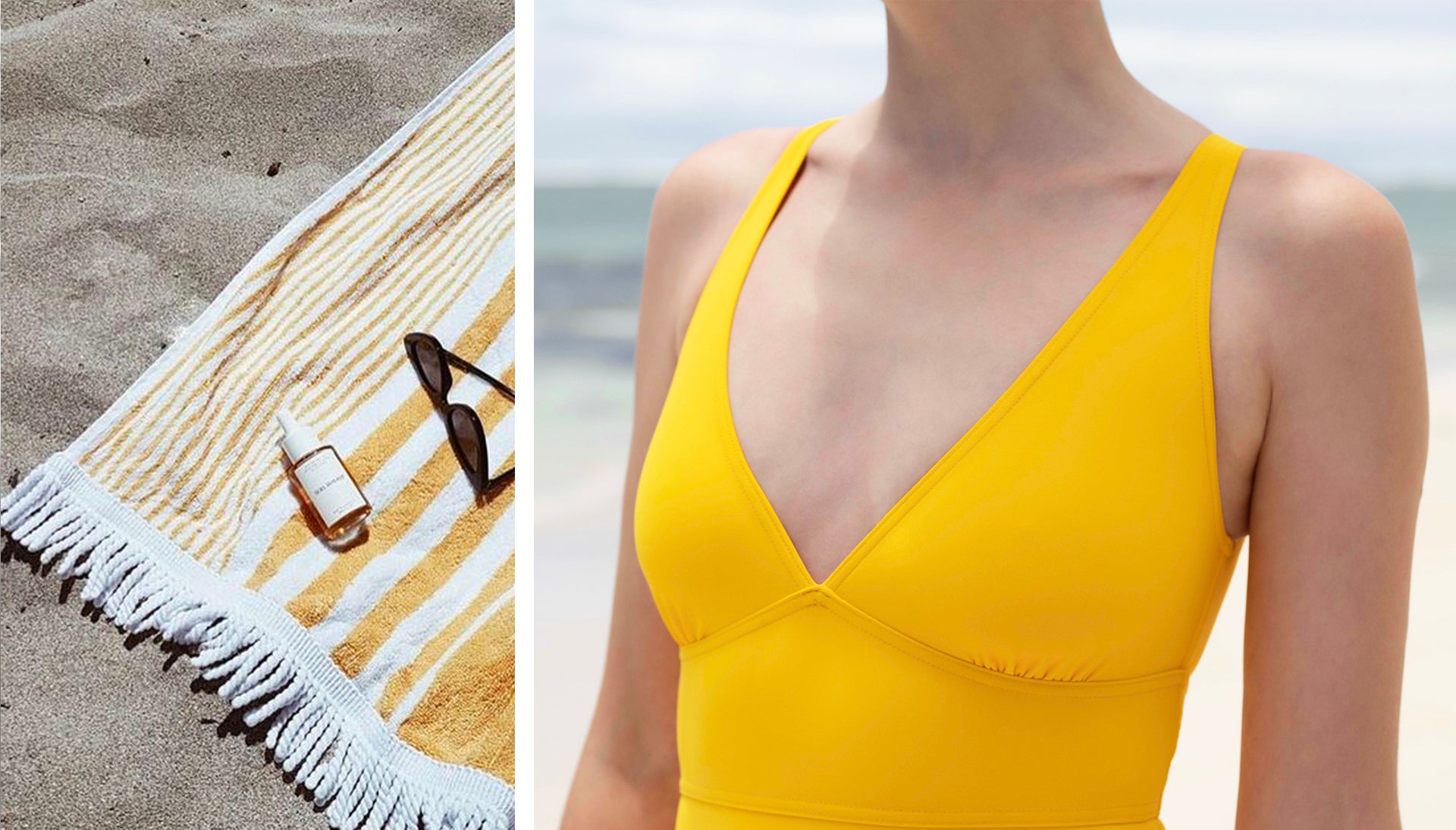 Maillot triangle jaune