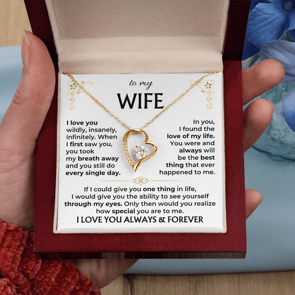 To My Wife – Forever Love Necklace Gift Set – SS583