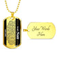 Jewelry To My Son - Love, Mom - Beautiful Love Tag - SS306