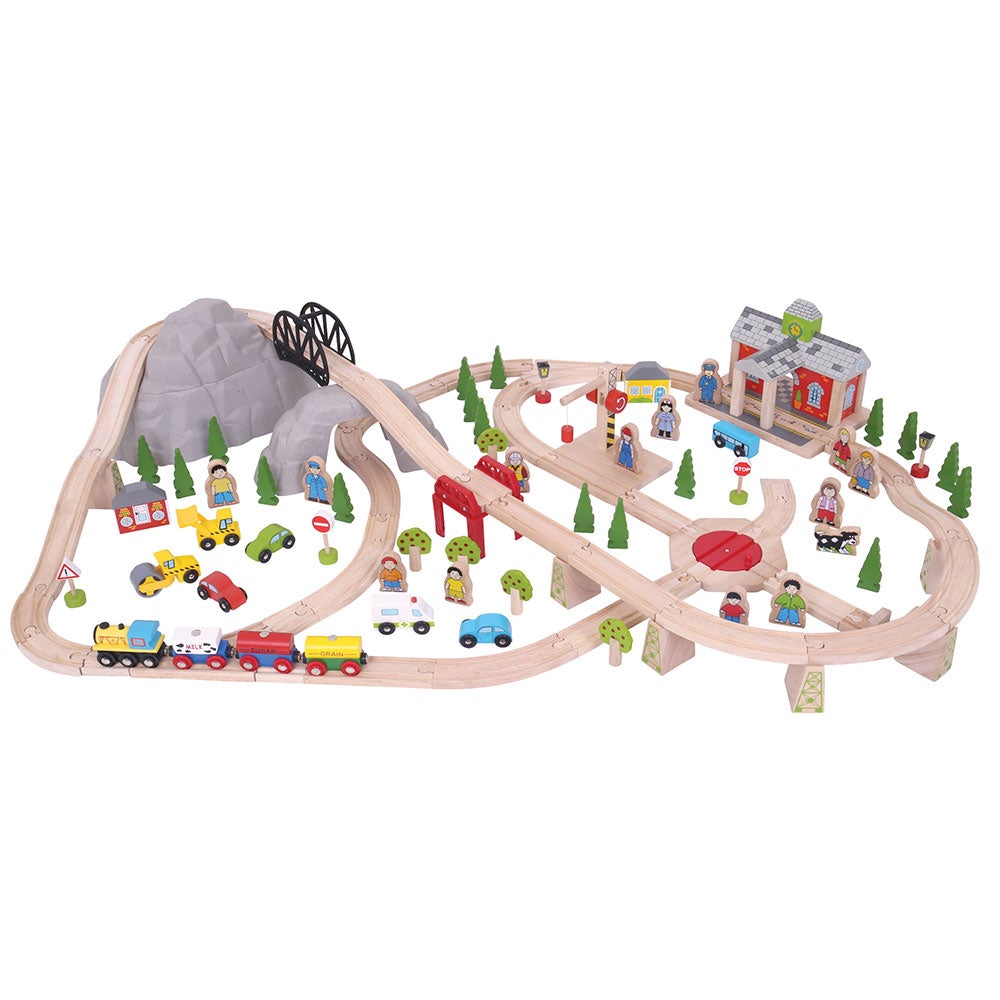 bigjigs rail magical train set and table