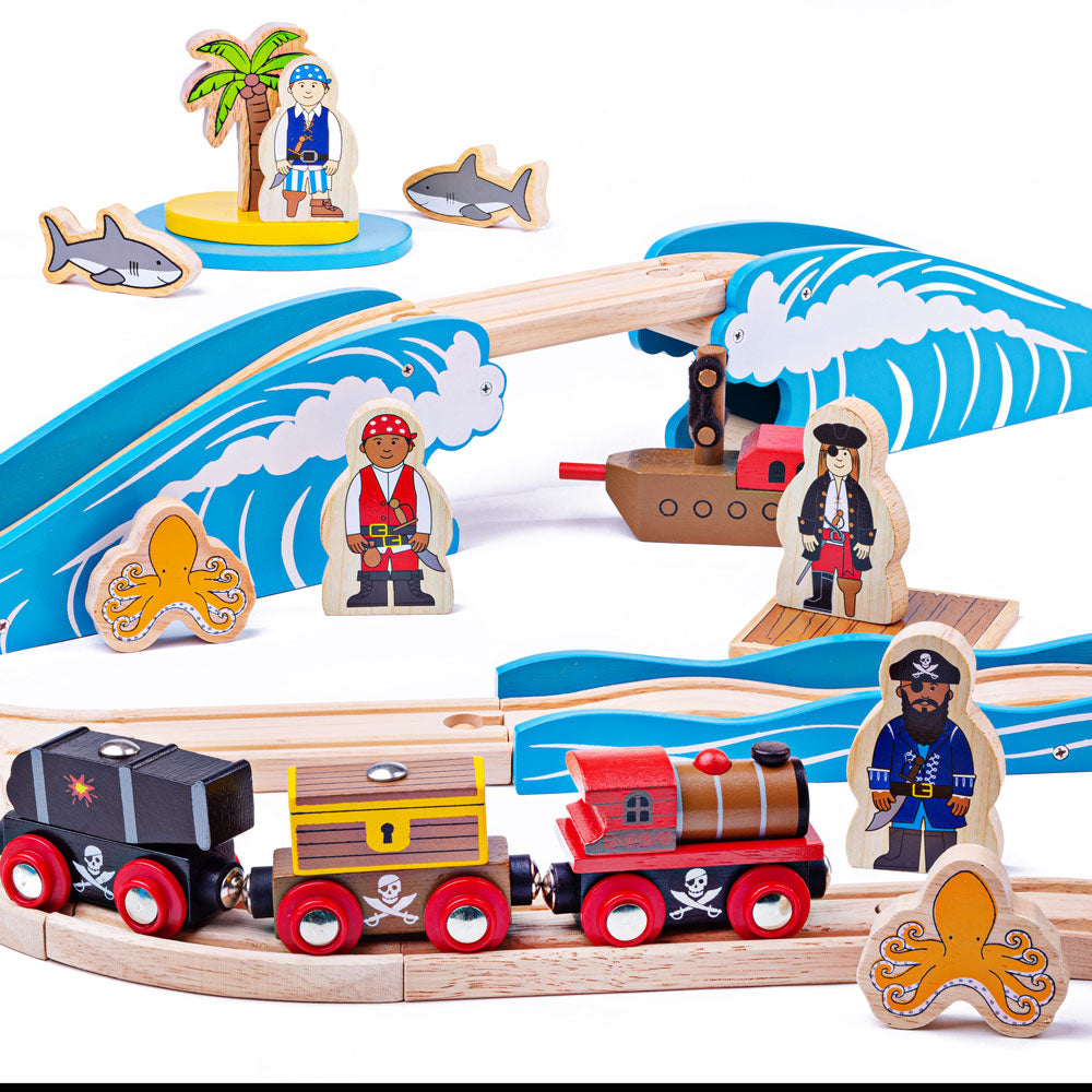 bigjigs pirate train set