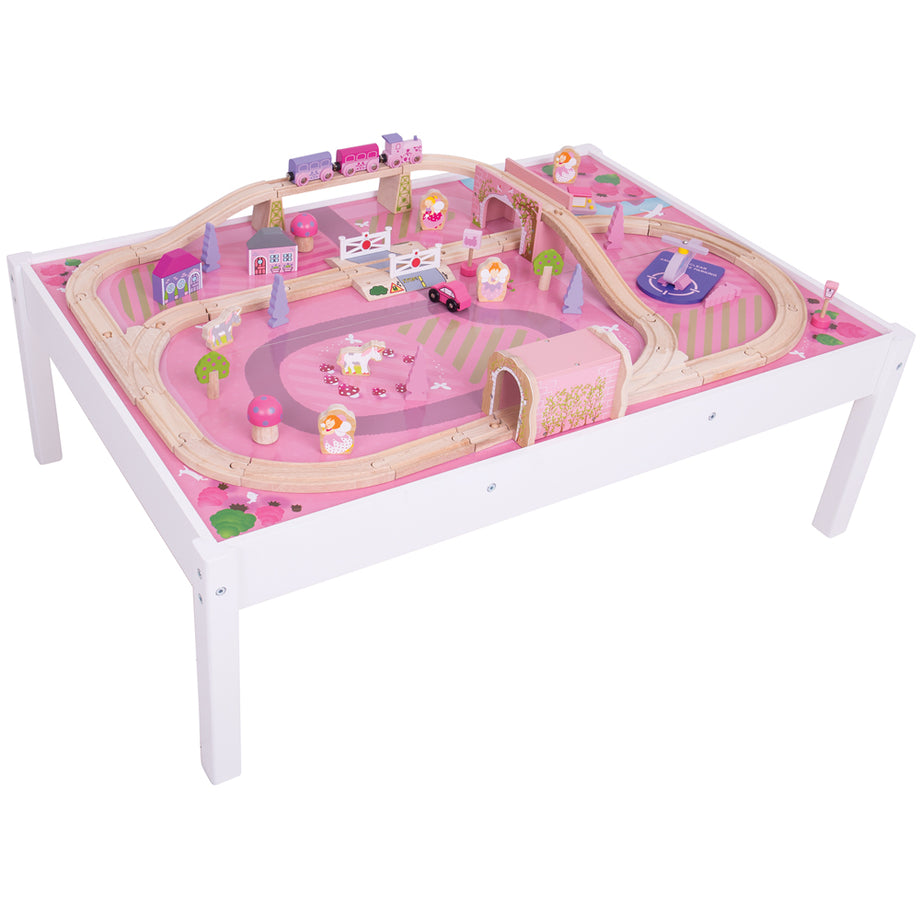 bigjigs magical train set and table