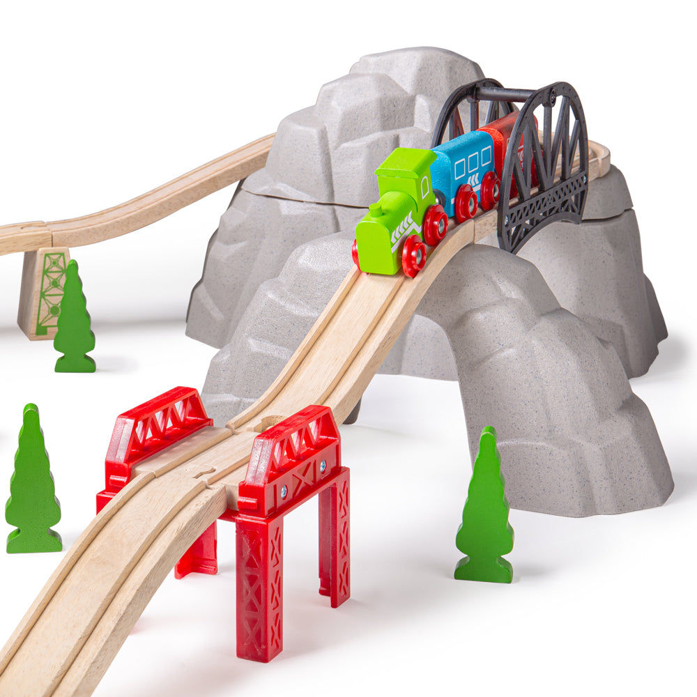 wooden train track expansion