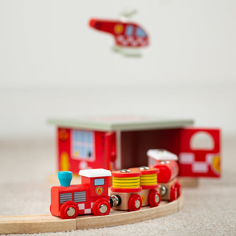 fire and rescue toy train