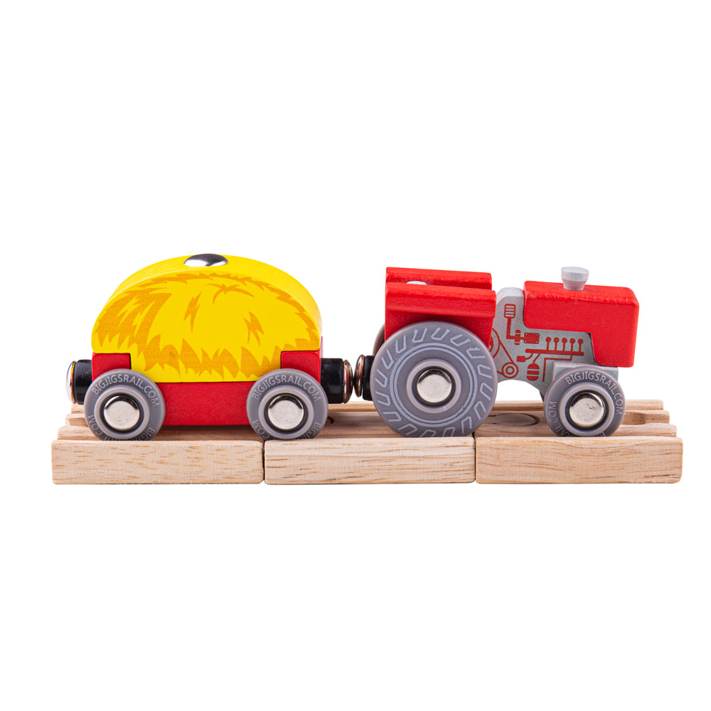 Farmyard Toy Train | Wooden Railway | Bigjigs Rail – BigjigsRail.com