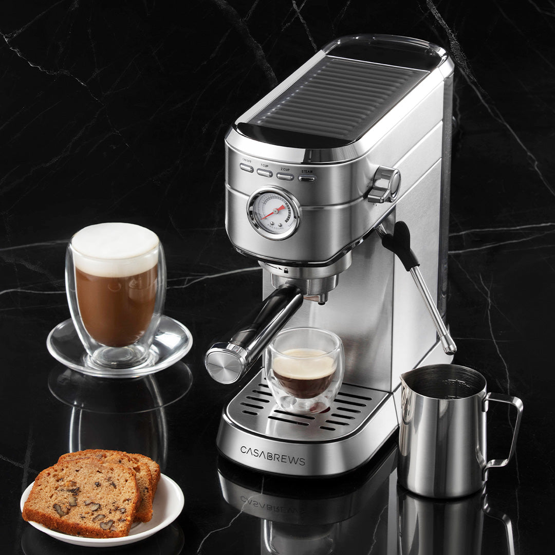 Sincreative CM5418™ Casabrews-Series Espresso Machine 20 Bars with Milk  Frother Steam Wand