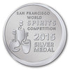 San Francisco World Spirits Silver Medal, 2015