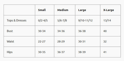 Size Chart & Measuring