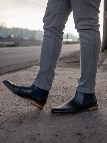 Black chelsea boots mens 1 - Comfortable and solid black