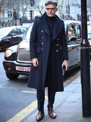 Black trench coat mens 4 - ideal for winter clothing