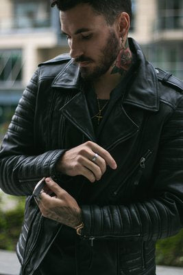 Mens leather biker jacket 2 - a great choice