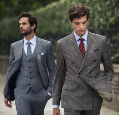 Moss Bros suits 2 -recognizable look