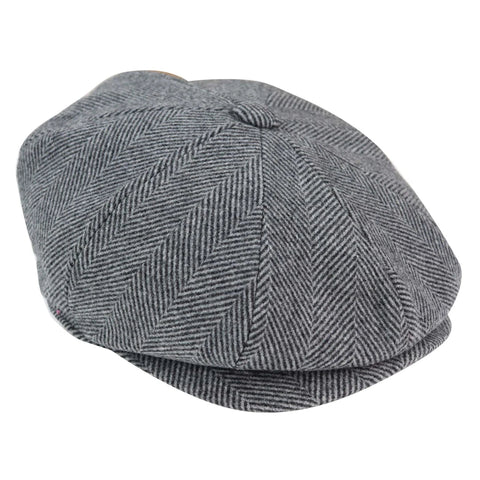 8-Panel Peaky Blinders Hat with Razor Blade | TruClothing.com