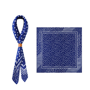 Flourishing Star Square Silk Scarf - SusanSilk