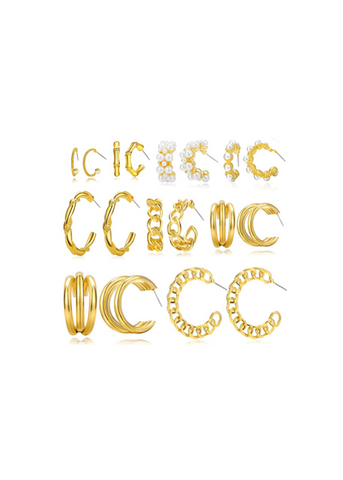 Going with the gold theme, these hoops are 100% guaranteed going to be worn by your bridesmaids throughout your wedding events. These are perfect for your bachelorette party because everyone is going to be able to mix and match! I think we all have an endless amount of gold hoops so why not add another one to a bridal proposal box!