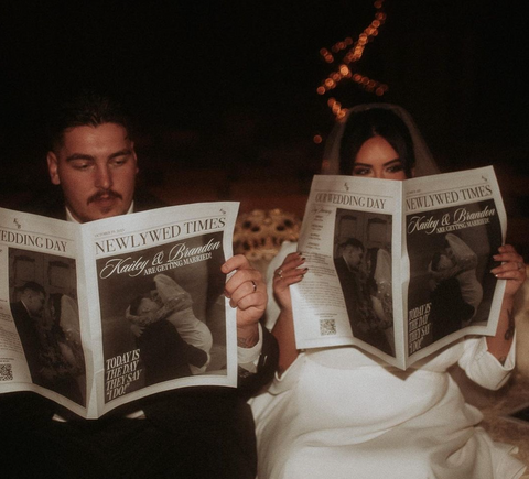 the wedding newspaper