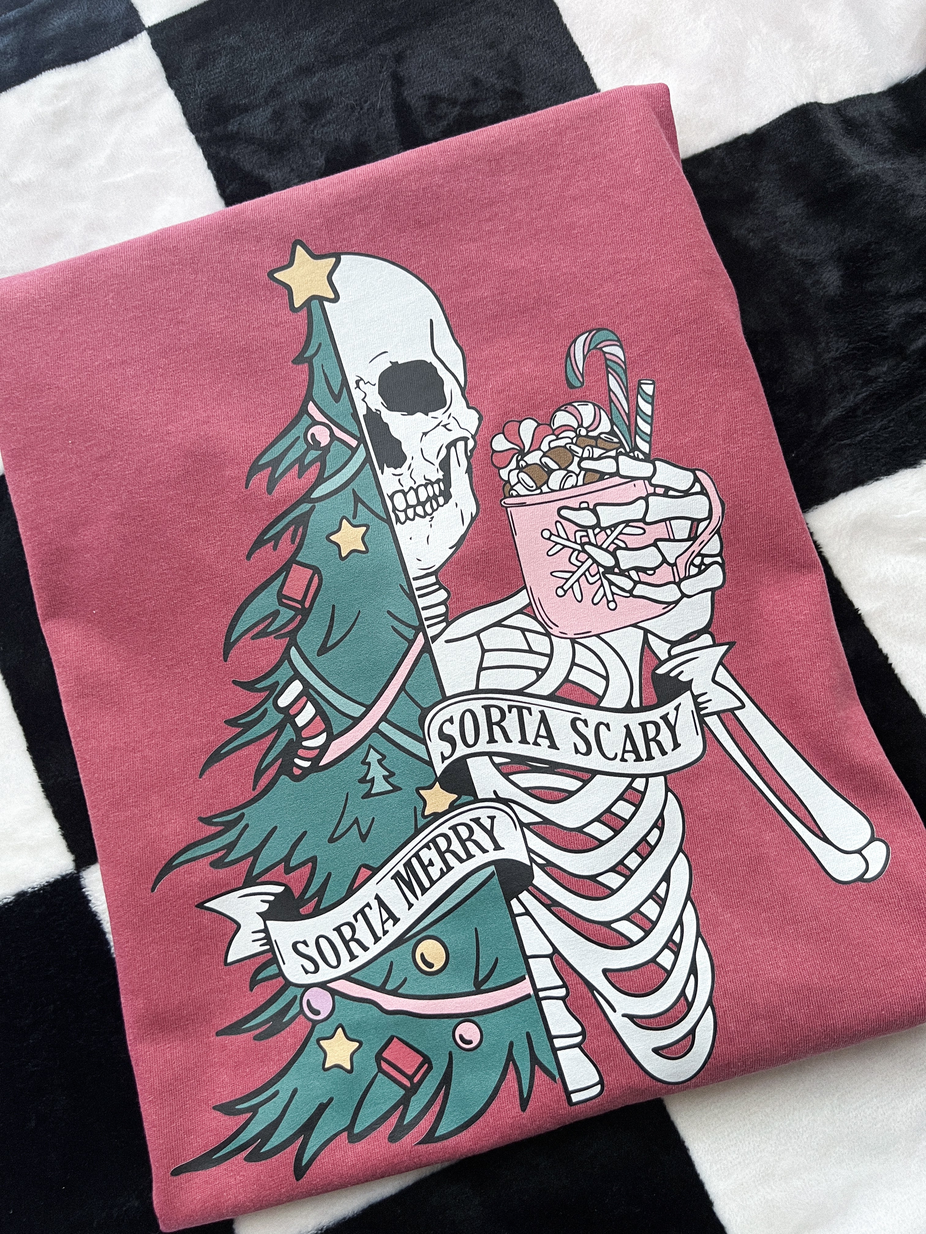 SORTA MERRY, SORTA SCARY TEE