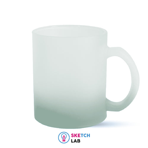 11oz Clear Glass Sublimation Mug – 12 Per Case