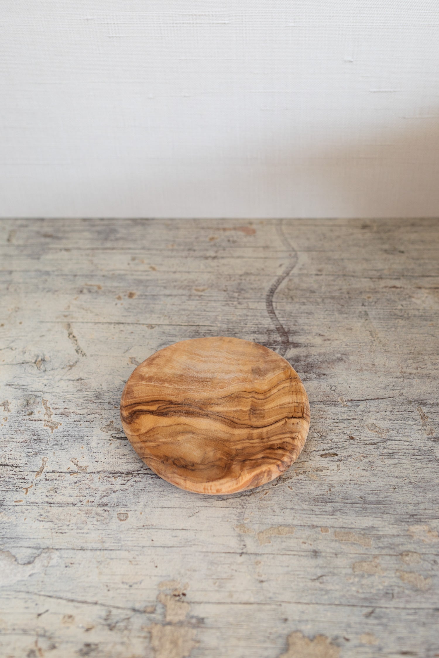 Olive Wood Wine Bottle Coaster The Dune Market