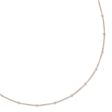 Rose Gold and Diamond Necklace