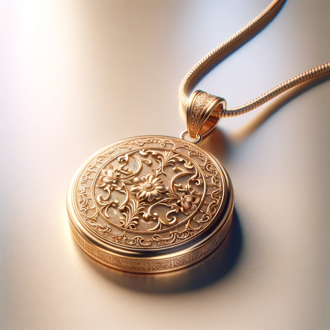 engraved jewellery pendant