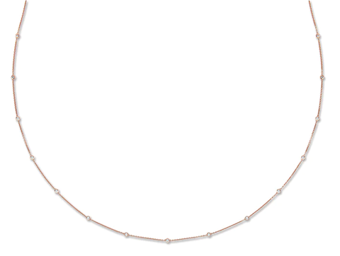 Rose Gold and Diamond Necklace