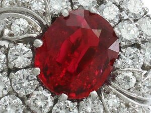 rubies, loose gemstones